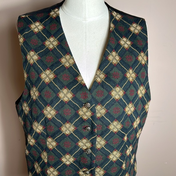 First Issue Tapestry Vest size Large vintage - Picture 4 of 11